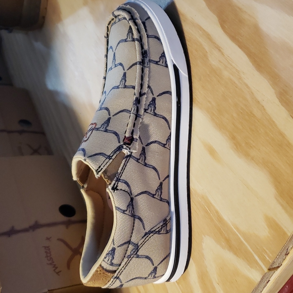 Twisted X Womens Longhorn Slip-on Kicks